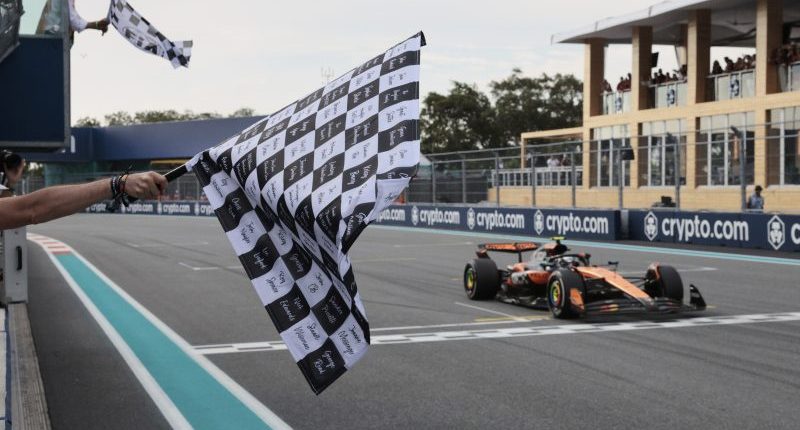 Oscar Piastri wins at Miami for 3rd straight F1 victory, 4th win of season for championship leader