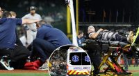 Oswaldo Cabrera taken off in ambulance with gruesome injury