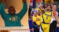 Pacers' Tyrese Haliburton torches Knicks with dad back in building
