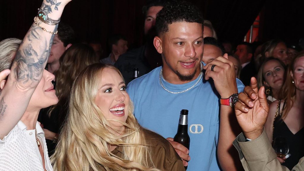 Patrick and Brittany Mahomes let loose at Miami party with Tom Brady