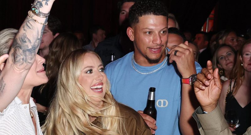Patrick and Brittany Mahomes let loose at Miami party with Tom Brady