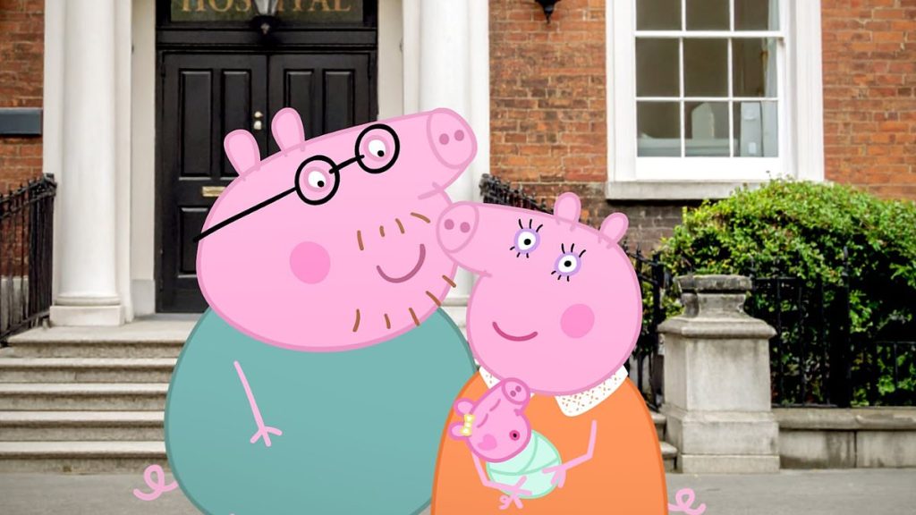 Peppa Pig becomes big sister as Mummy Pig announces she's given birth