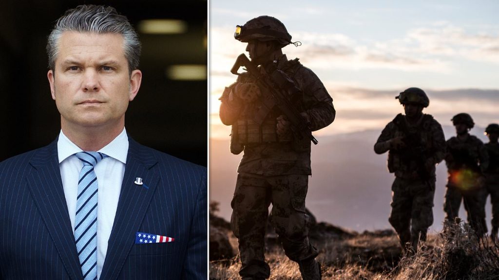 Pete Hegseth gives top military brass their marching orders