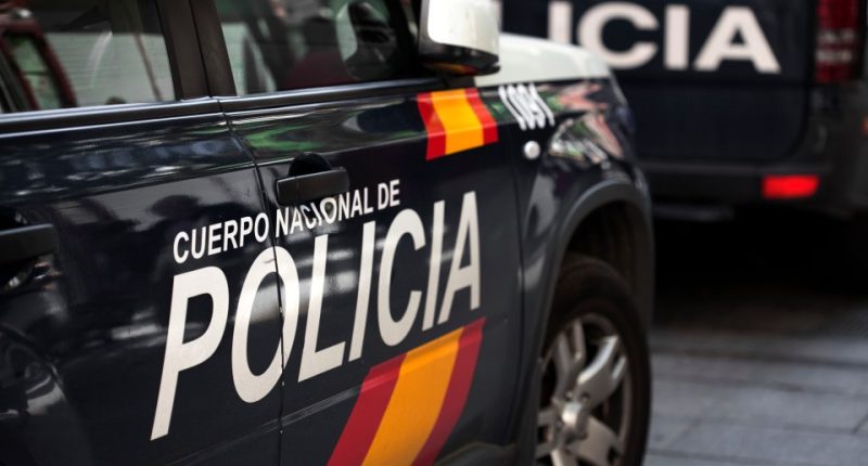 Spanish police car.