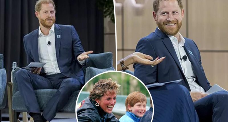 Prince Harry emerges in Las Vegas to honor his late mother Diana's legacy
