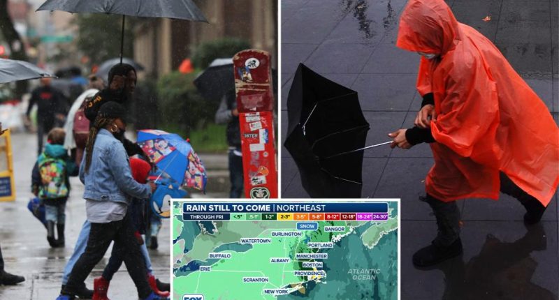 Rare May nor’easter hits Northeast ahead of holiday weekend, wind and rain