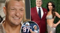 Rob Gronkowski bursts out laughing at joke about Bill Belichick's girlfriend Jordon Hudson