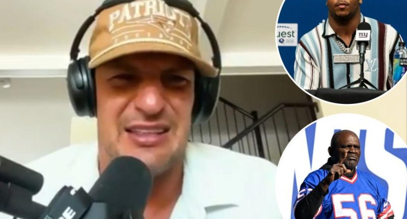 Rob Gronkowski goes off on Abdul Carter's 'crazy' number request