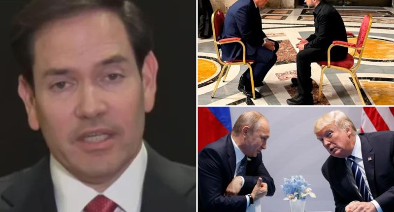 Rubio asserts Trump sitting down with Putin is ‘only’ way Ukraine war ends
