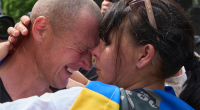 Russia, Ukraine swap hundreds of prisoners hours after Moscow launches massive aerial assault