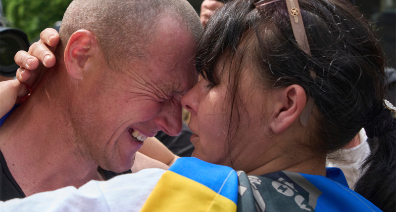 Russia, Ukraine swap hundreds of prisoners hours after Moscow launches massive aerial assault