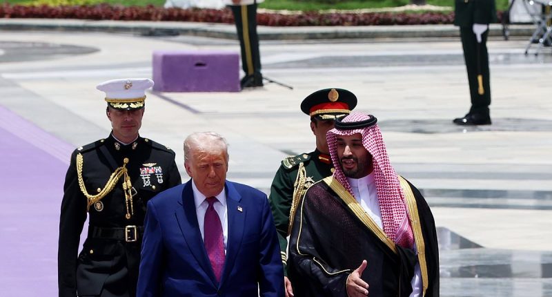 Saudi Crown Prince MBS courts Trump with lavish royal welcome