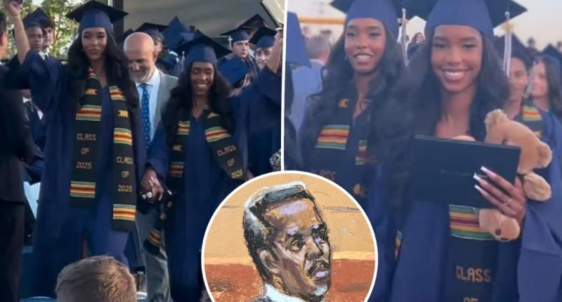 Sean 'Diddy' Combs twins, Jessie and D'Lila, graduate from high school amid rapper's trial