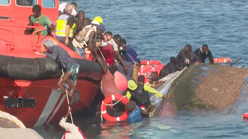 Seven migrants drown as boat capsizes at Spain's Canary Islands dock