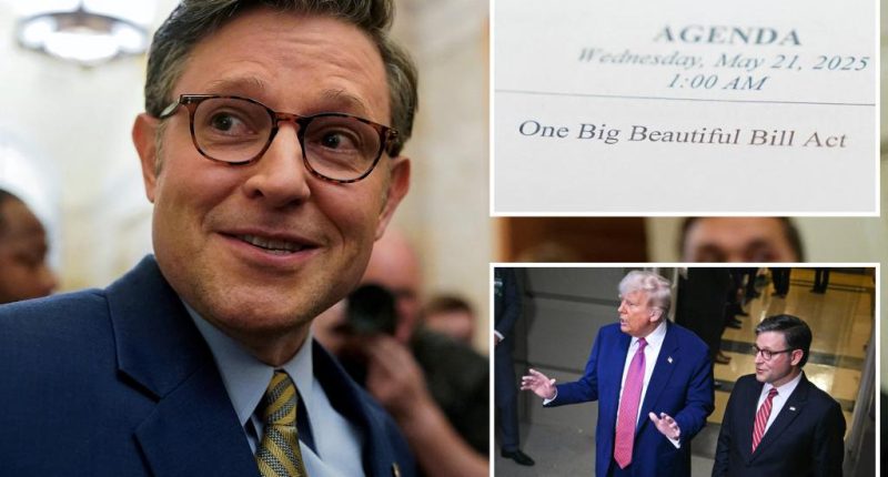 Speaker Johnson vows to forge ahead with 'big beautiful bill' vote with GOP budget hawks on fence