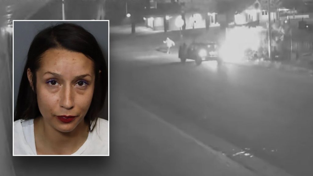 Surveillance video shows California homeless woman set on fire in horrific attack