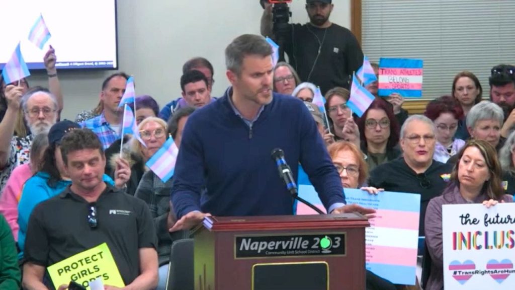 Tensions flare at school board meeting after trans athlete wins multiple track events