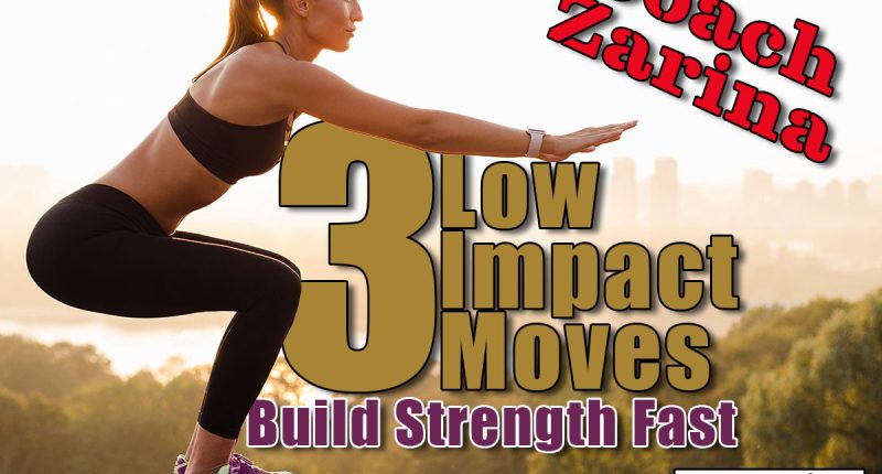 Deep squat. Full length of young beautiful fit woman in sportswear exercising against industrial city view