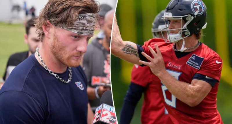 Titans' Will Levis says his situation 'sucks' after Cam Ward pick