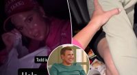 Todd Chrisley flexes his muscles as he heads home from prison with daughter Savannah after Trump pardon