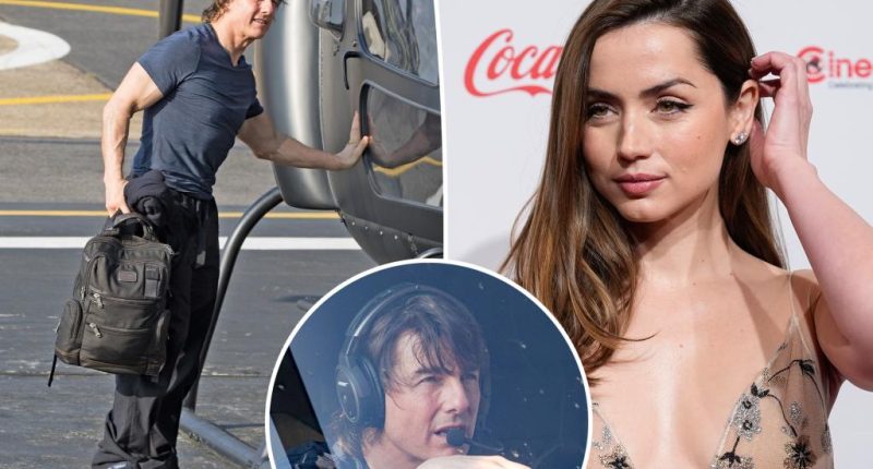 Tom Cruise and Ana de Armas enjoy helicopter ride before swanky birthday dinner in London