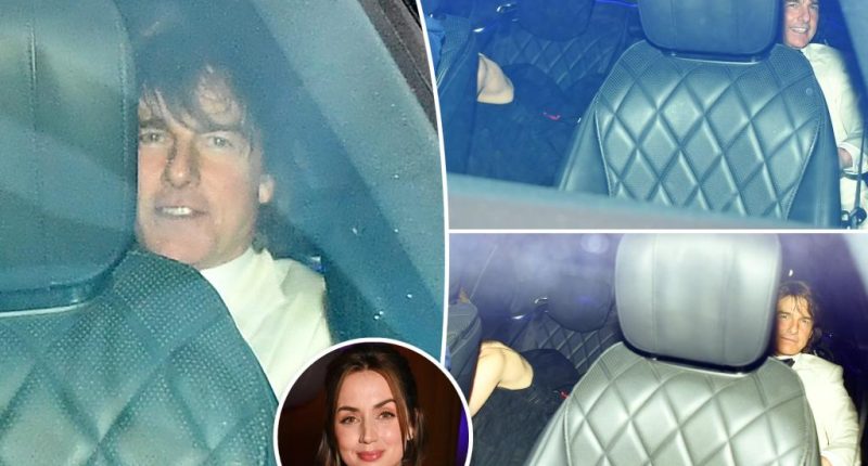 Tom Cruise sneaks out of David Beckham's 50th birthday party with Ana de Armas