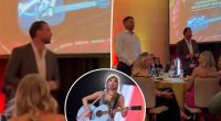 Travis Kelce makes Taylor Swift joke at Patrick Mahomes' gala