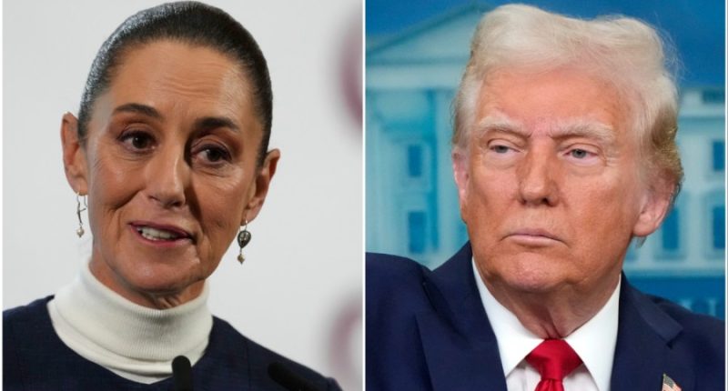 Trump confirms he offered to send troops into Mexico, but says Sheinbaum 'so scared of the cartels she can't walk'