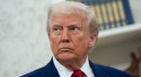 Close-up of Donald Trump.