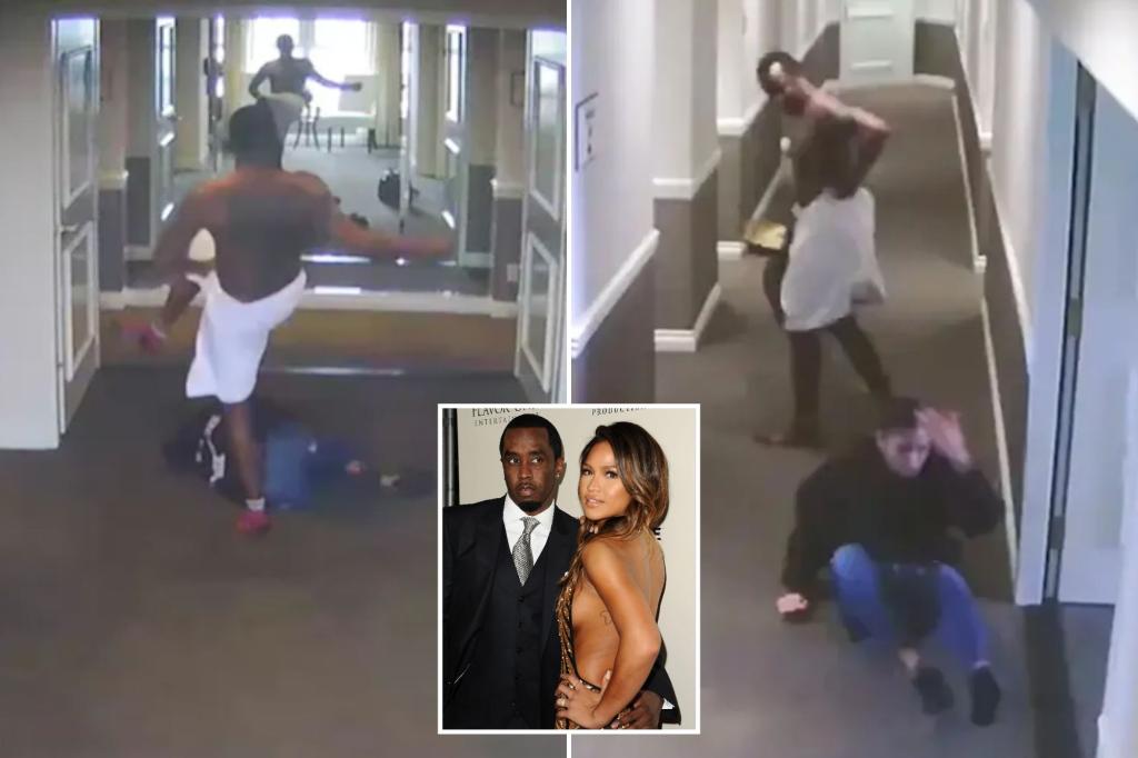 Watch the full video of Sean ‘Diddy’ Combs' attack on ex Cassie Ventura shown in sex-trafficking trial