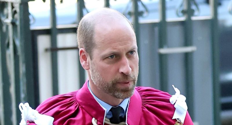 William and Charles stand together following Harry's bombshell claims