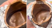 Woman finds horrifying discovery after eating Easter chocolate bunny