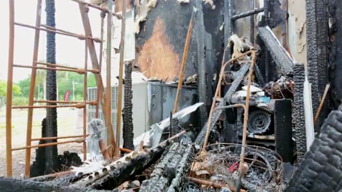 ‘A safe place for my disabled son:’ Family of 6 appeals for help after Lake County fire destroys home