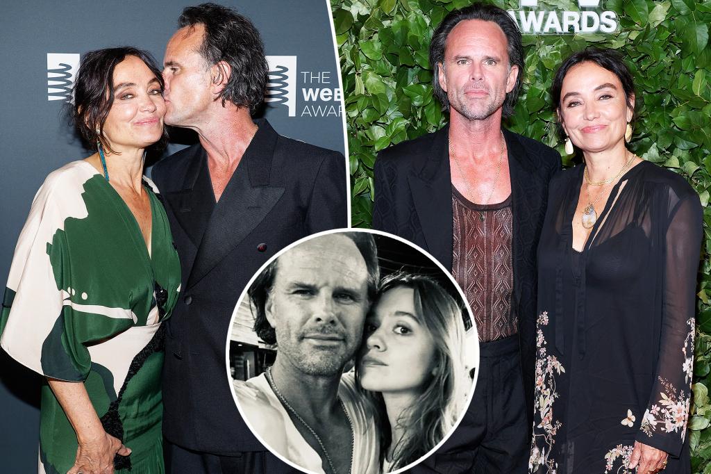 ‘White Lotus’ star Walton Goggins’ wife breaks silence on Aimee Lou Wood romance rumors