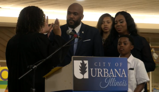 'Lead with collaboration'; Urbana leaders sworn in