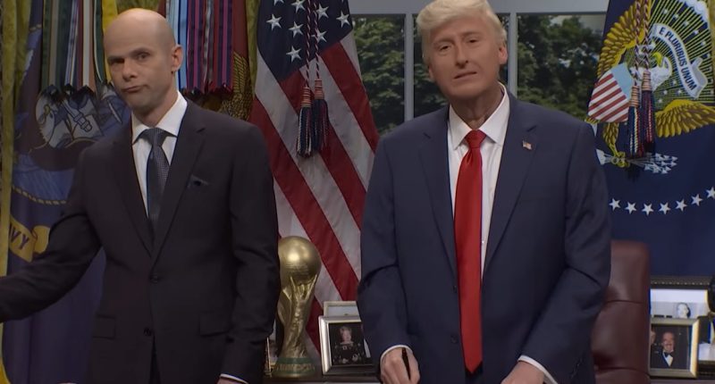 'Saturday Night Live' opens with Trump signing ridiculous executive orders: "Old men can now date far younger women"