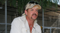 Joseph Maldonado-Passage, known as Joe Exotic, is seen at the zoo he used to run in Wynnewood, Okla. (AP Photo/Sue Ogrocki, File)