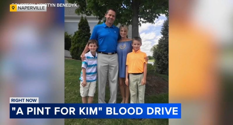 1K people expected to donate at A Pint for Kim in Naperville, Illinois' largest single-day blood drive