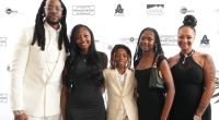 2 CHAINZ CELEBRATES 'RED CLAY' FILM DEBUT WITH HIS WIFE AND KIDS