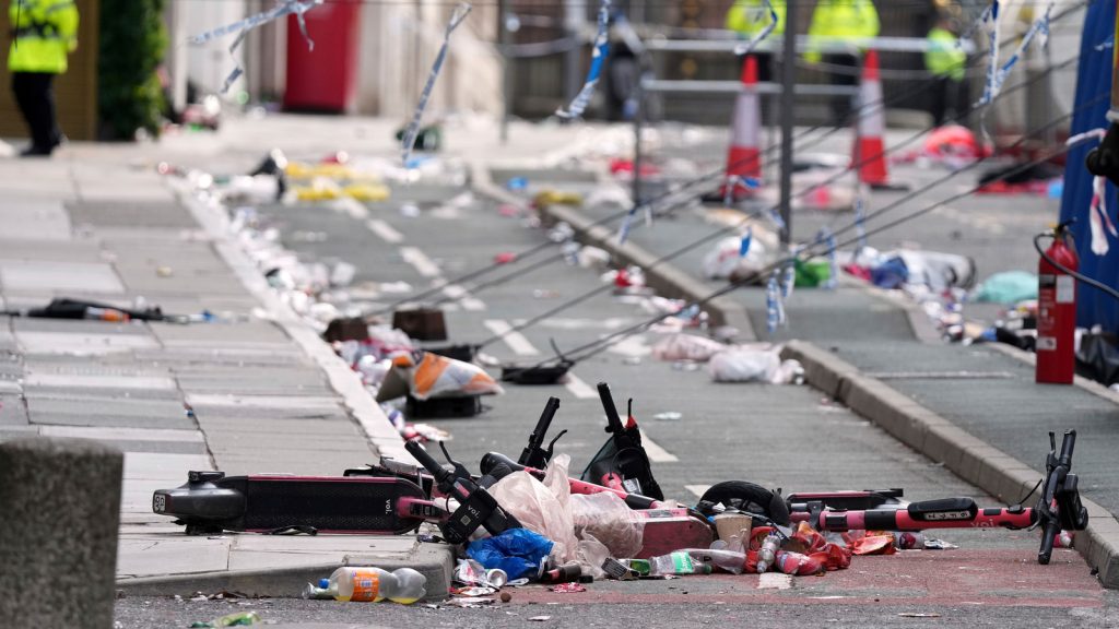 4 Liverpool fans seriously hurt when car plows into crowd; suspect acted alone, police say