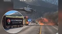 7 people are dead after pickup truck and tour van collide near Yellowstone National Park, police say