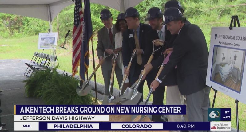 Aiken Tech breaks ground on new nursing center