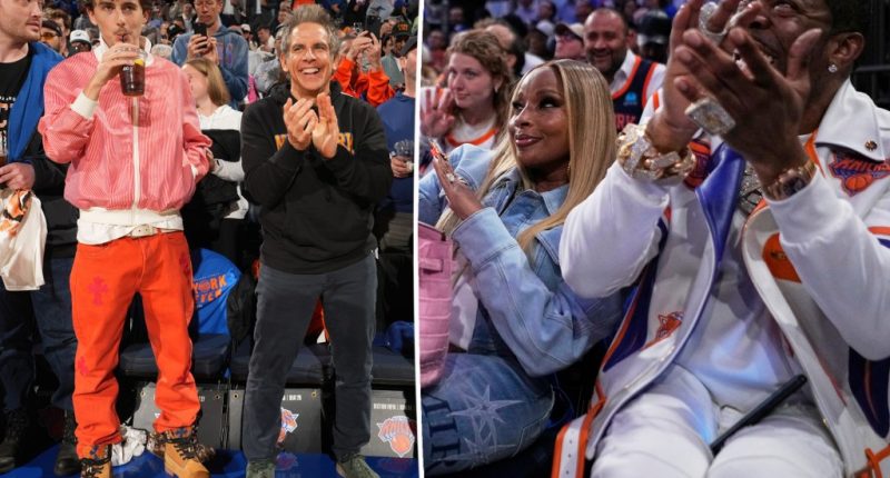 All the Celebrities at Knicks vs. Pacers Game 1 of the NBA Eastern Conference Finals
