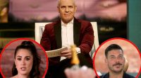 Andy Cohen on Why Michelle Saniei Was in the Last Chair at The Valley Reunion as Seating Chart Is Revealed, Plus He Hints at “Dark Stuff,” Says Jax’s Face Is Back, and Shares Convo With Janet