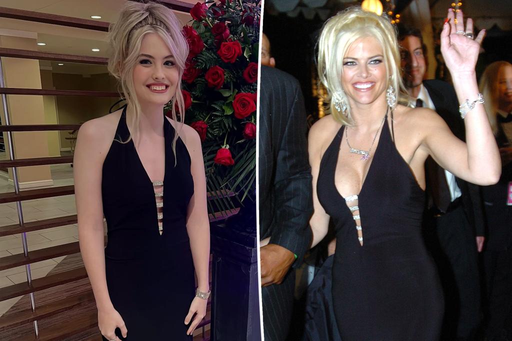 Anna Nicole Smith’s look-alike daughter, Dannielynn, 18, wears late mom’s iconic dress ahead of Kentucky Derby