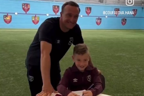 Axed West Ham star desperate to stay in England as son signs for Hammers academy