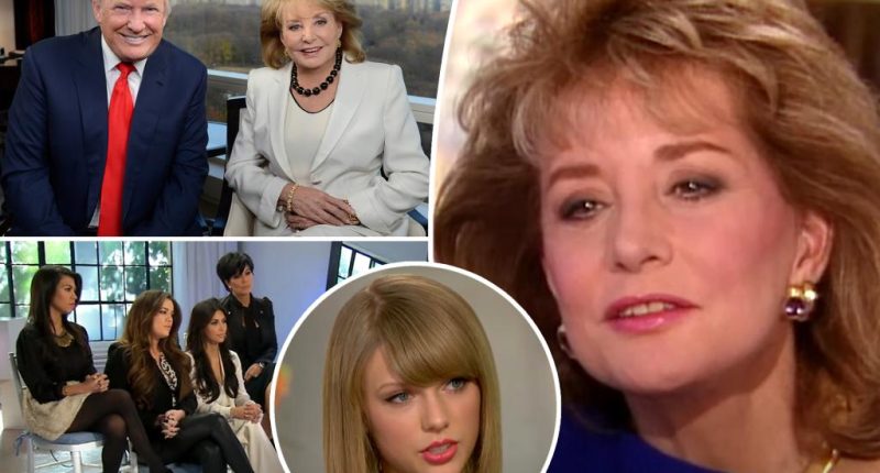 Barbara Walters doc revisits savage interviews with Taylor Swift, Trump, the Kardashians and more