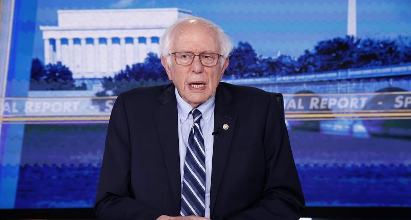 Bernie Sanders squirms as he squeaks out bizarre defense for flying on $7M private jet with AOC