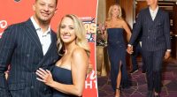 Brittany Mahomes wears strapless dress with high slit to husband Patrick’s 15 and the Mahomies Foundation gala
