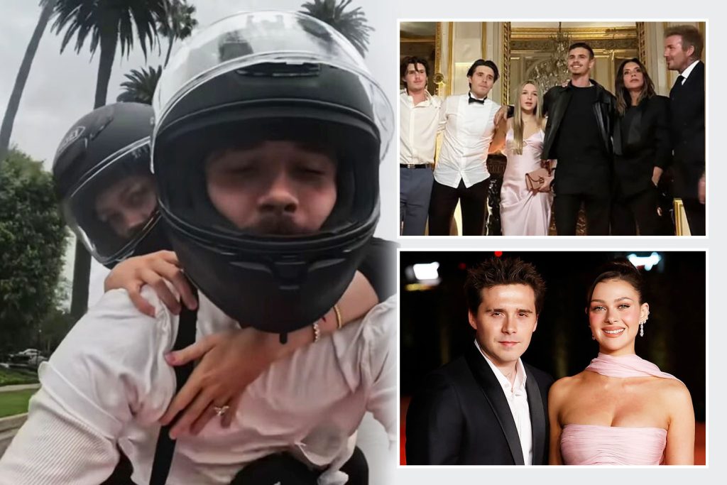 Brooklyn Beckham takes swipe at David and Victoria amid ‘family feud’ as he shares tribute to wife Nicola Peltz